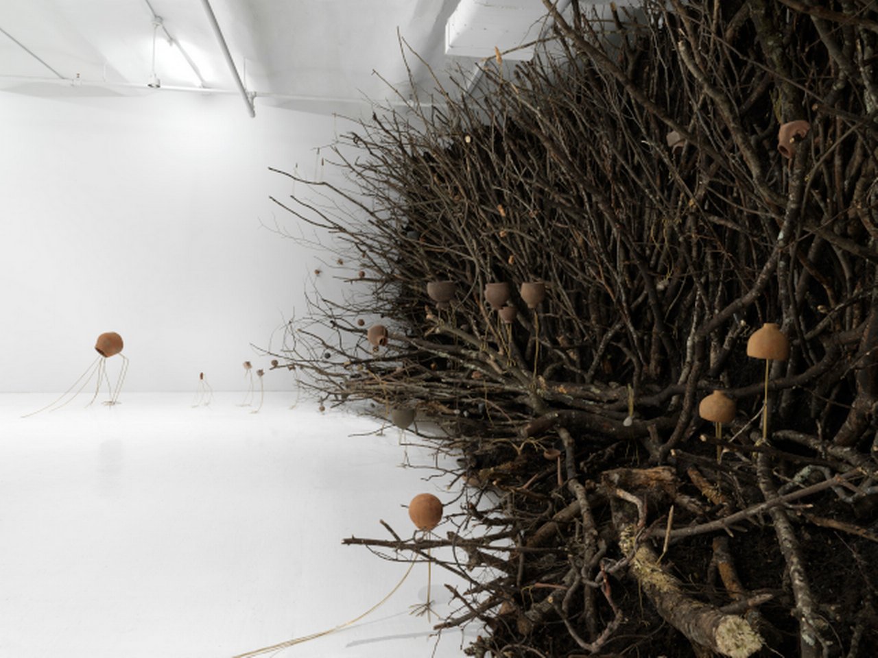 Petrit Halilaj, RU (Aves Migrantis), 2017-22 (detail)Exhibition view New Museum